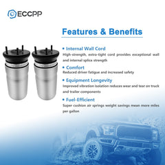 Front Pair Air Suspension Spring Bags For Land Rover LR3 LR4 Range Rover Sport 6B93BC-57