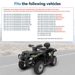 ECCPP 2 Pcs 1" 25mm 4X137 Wheel Spacers 10x1.25 For Can-Am Bombardier 4/137 ATV ECCPP