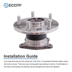 2 Pcs Wheel Hub Bearings Rear For Toyota Camry Avalon Solara Lexus ES300 W/ ABS 6B93BC-57