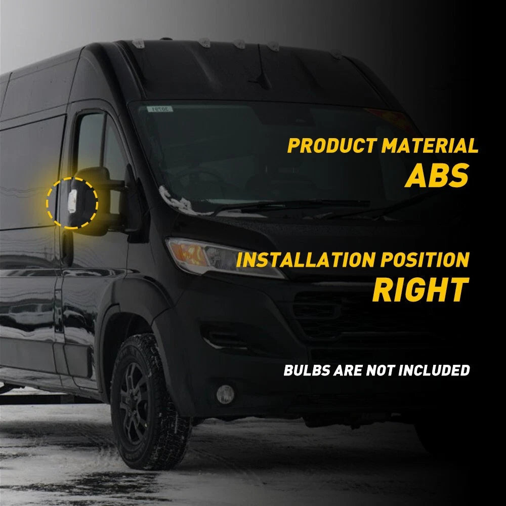 RIGHT MIRROR TURN SIGNAL LIGHT COVER FOR 14-23 RAM PROMASTER 1500 2500 3500 EOA 6B93BC-57