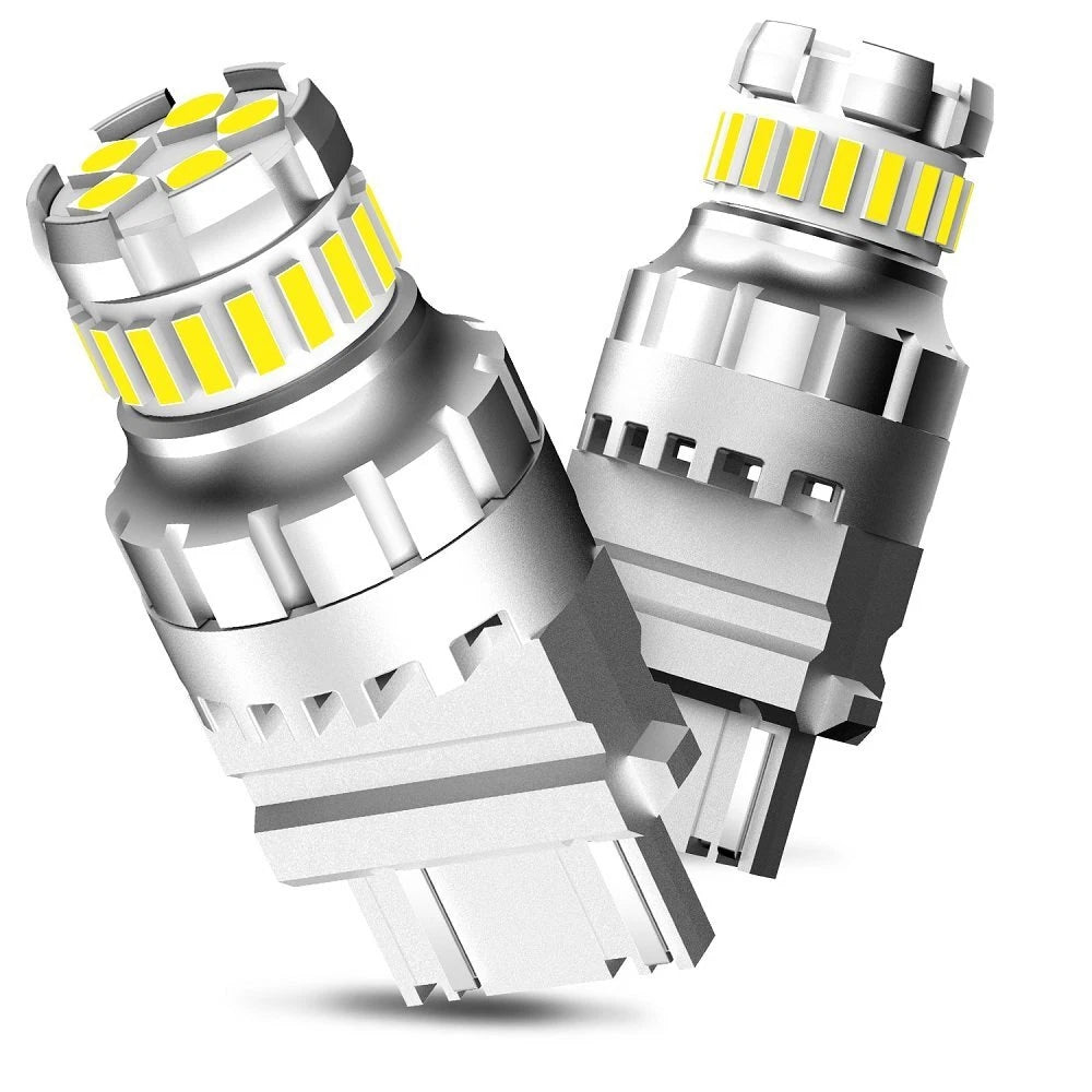 For F150 Ford F250 F350 Super Duty White 3157 LED Backup Reverse Tail Light Bulb 6B93BC-57