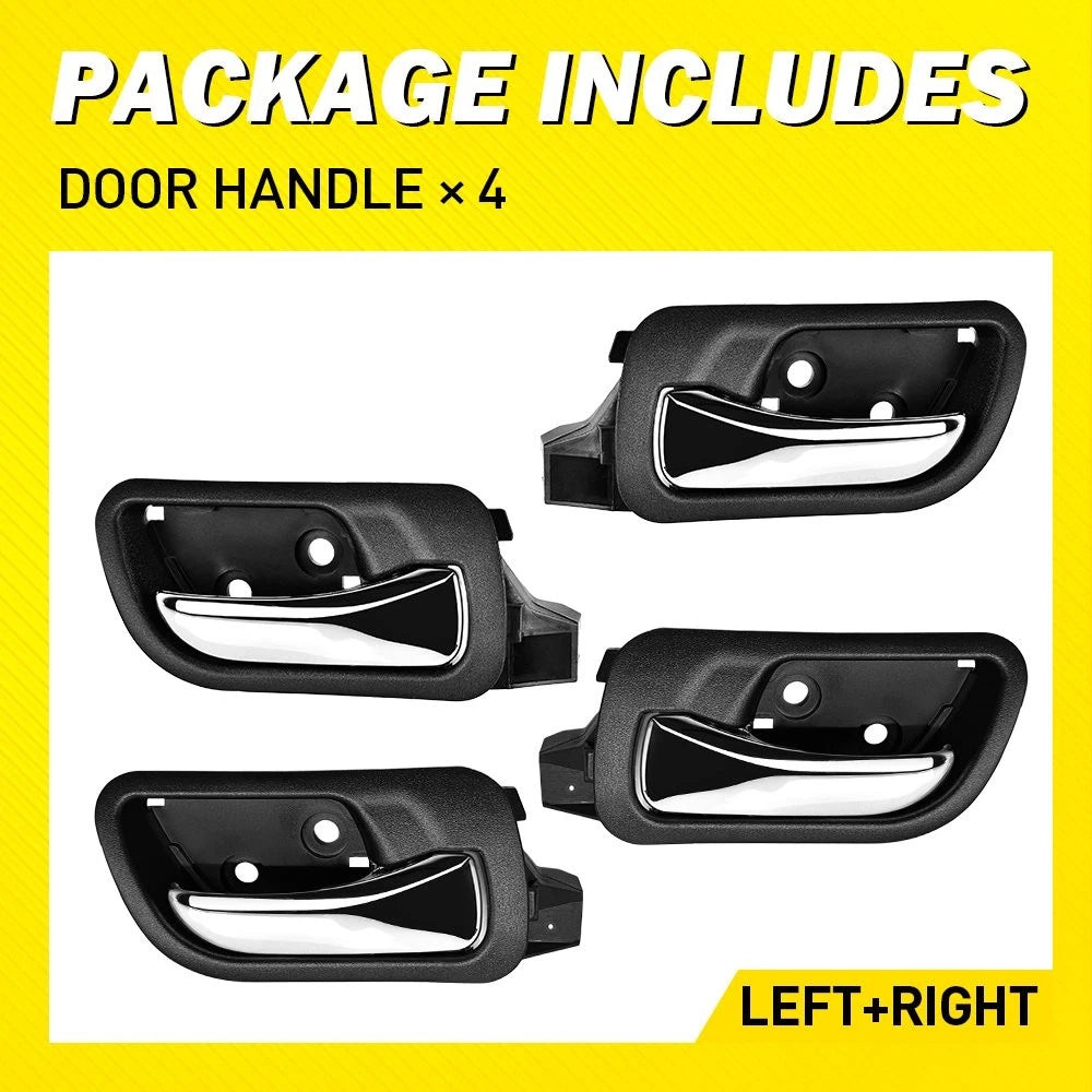 4X Front+Rear Left Right Door Handle Inside For 2003 04 05-07 Honda Accord Sedan 6B93BC-57