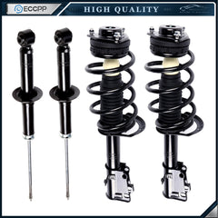 For 2008-14 Dodge Avenger FWD (4) Front Struts w/Spring Mount & Rear Shocks Kits 6B93BC-57