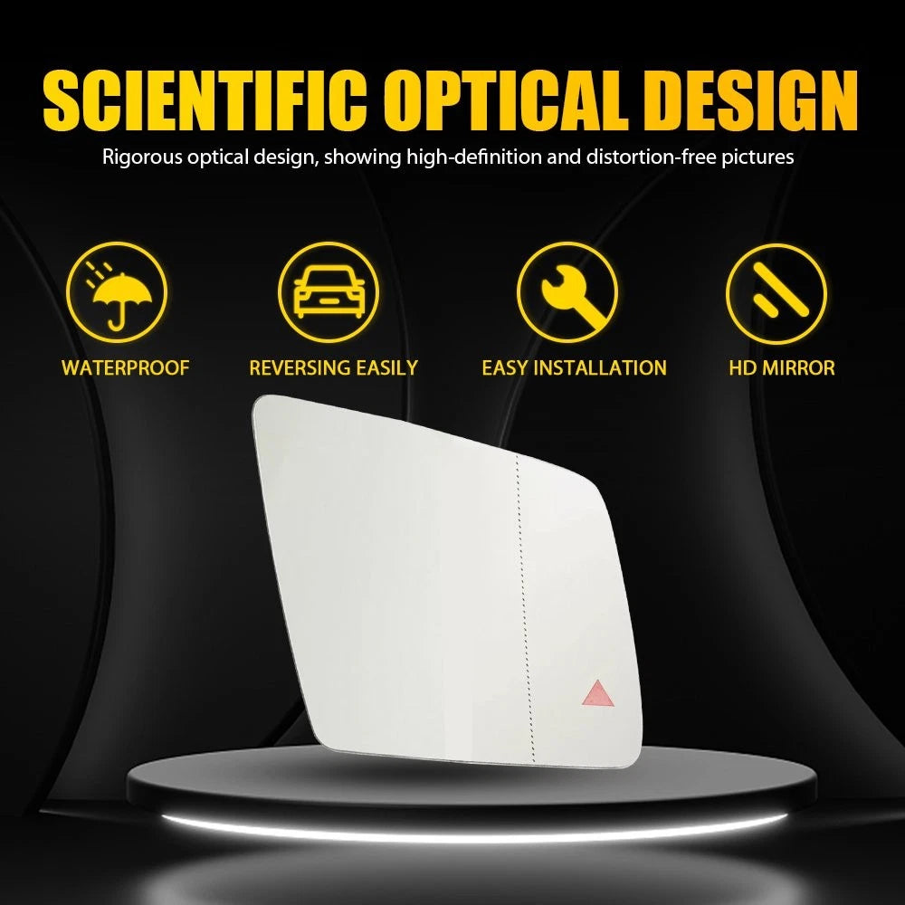 Passenger Mirror Glass Heat W/Blind Spot For Mercedes W166 ML GLE GL GLS G13-19 6B93BC-57