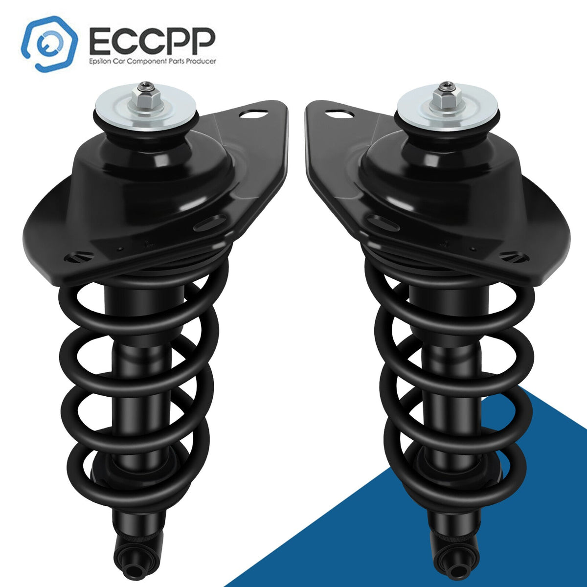 Rear Pair Complete Struts w/ Coil Spring Assembly Fits 2010-2015 Chevy Camaro V8 6B93BC-57