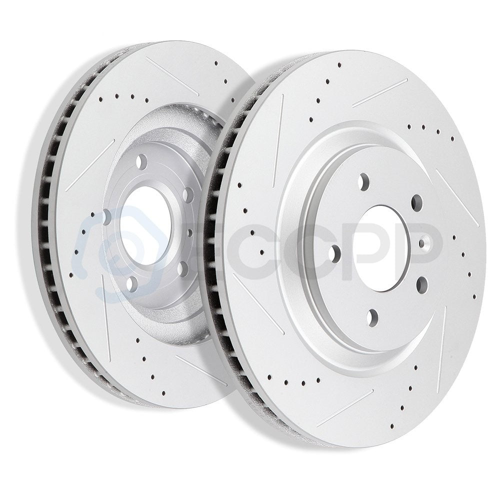 Front Brake Discs Rotors For Buick Allure Cadillac DTS Chevrolet Impala Limited 6B93BC-57