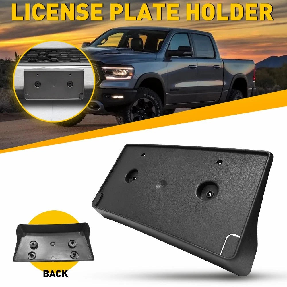 FOR 2019-2024 DODGE RAM DT Front License 1500 Plate Bracket Kit EOA 6B93BC-57