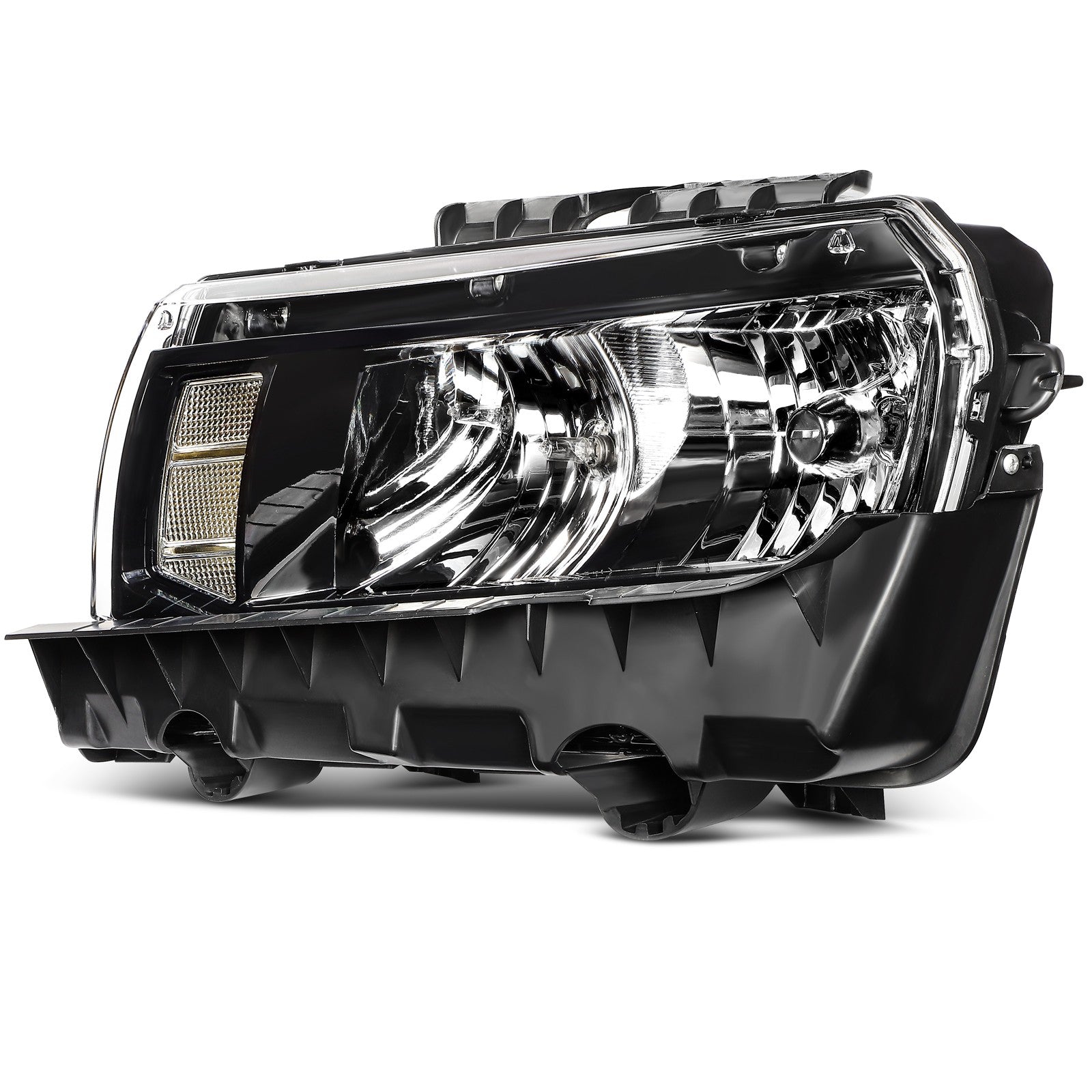 Driver Left Side Headlight For 2014-2015 Chevrolet Camaro 3.6L 6.2L 7.0L Black 6B93BC-57