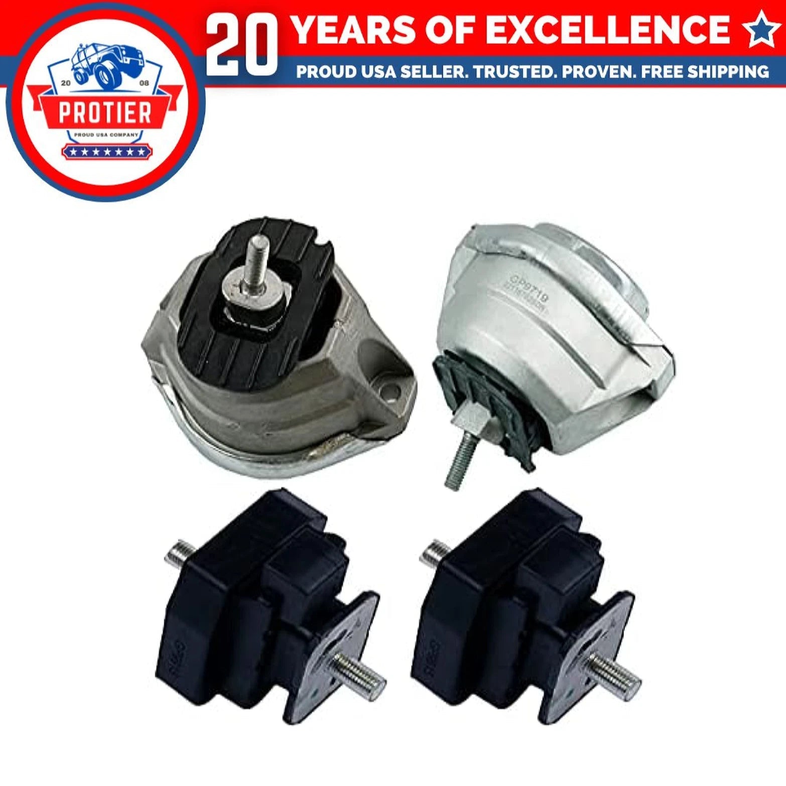 Fits 2004-2005 BMW 525i 2.5L Engine Motor&Transmission Mount Set 4pc 6B93BC-57