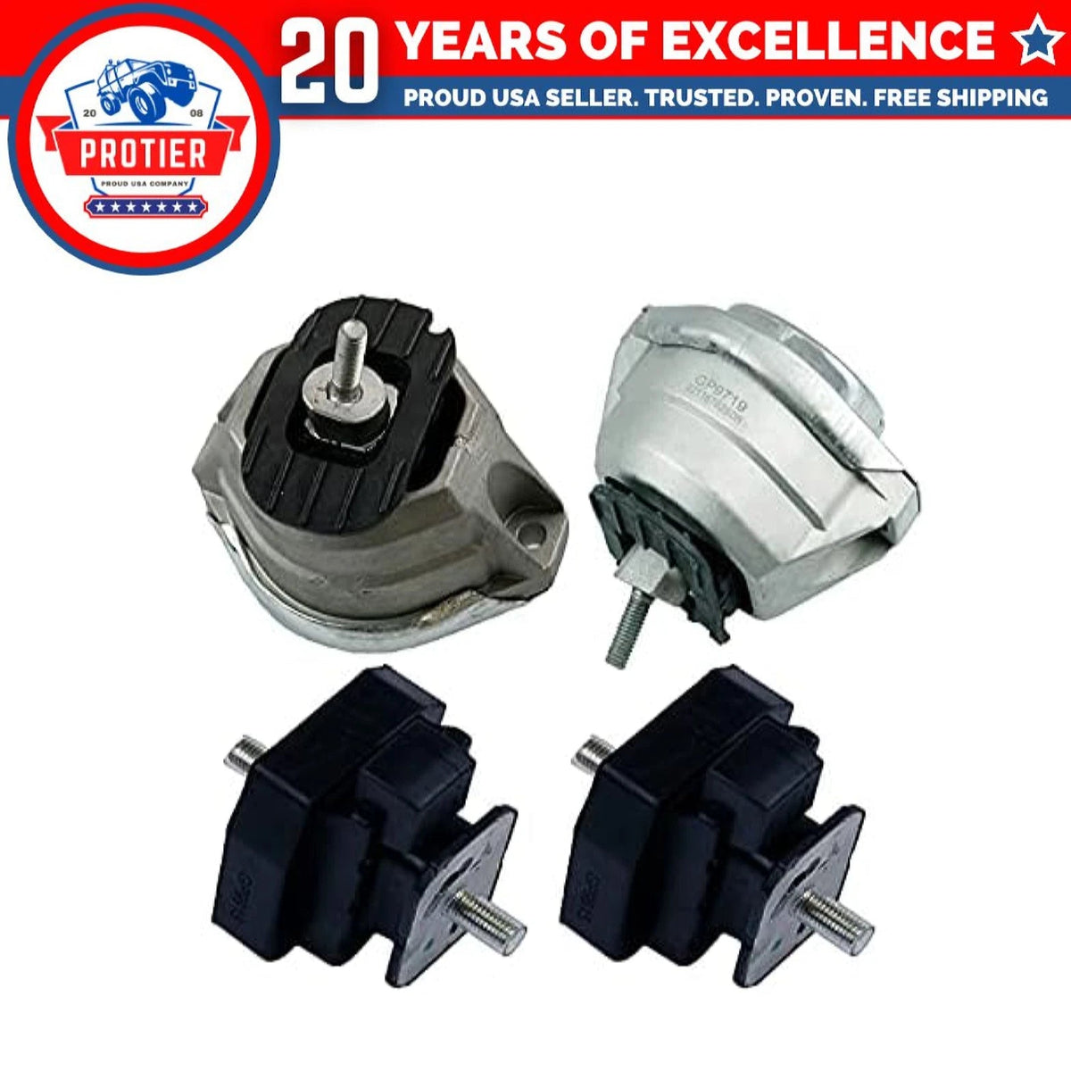 Fits 2004-2005 BMW 525i 2.5L Engine Motor&Transmission Mount Set 4pc 6B93BC-57