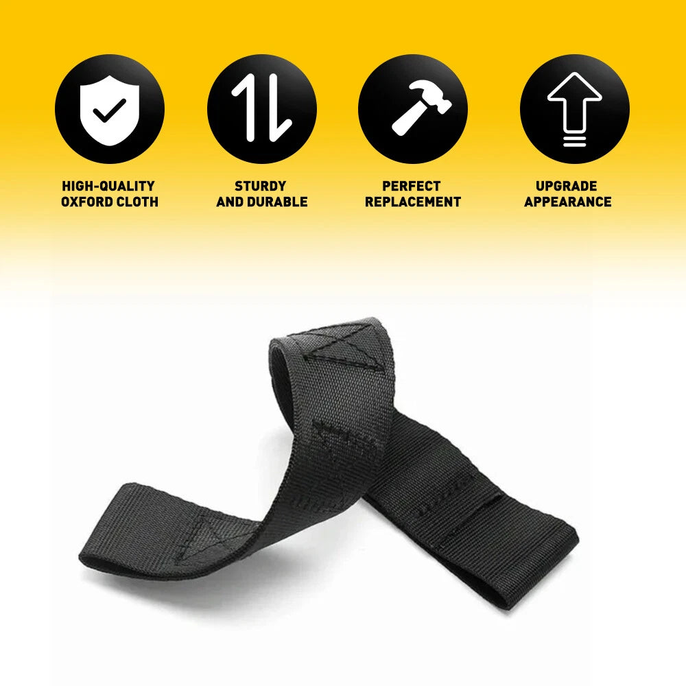 2X Duty Black Heavy Check Door Limiting Strap For Jeep Wrangler CJ YJ TJ JK JKU 6B93BC-57