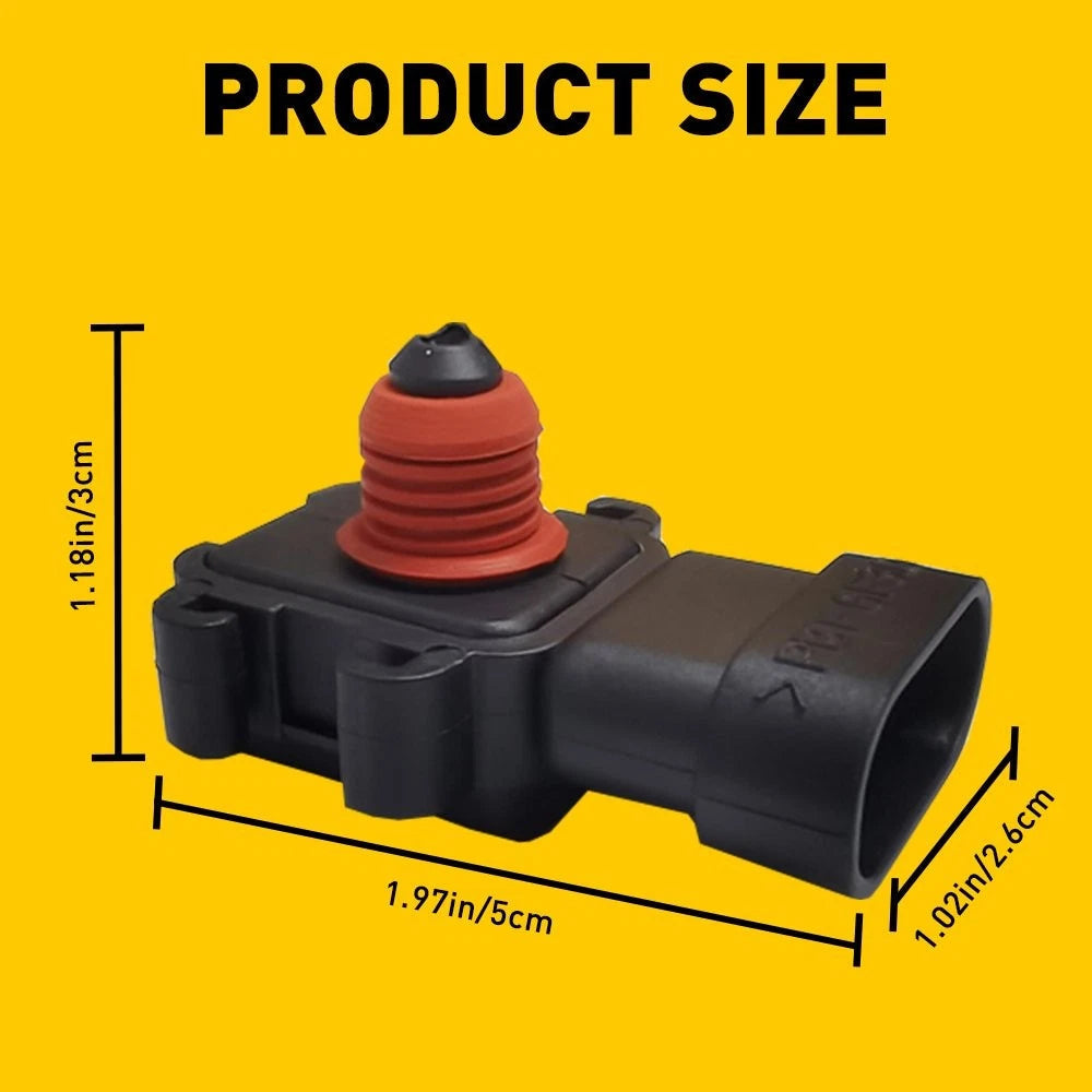 MAP Manifold Absolute Pressure 12614973 Sensor for Chevrolet Buick GMC Cadillac 6B93BC-57