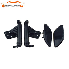 For Kia Sportage KX5 16-19 4PCS Headlight Washer Telescopic Spray Nozzle & Cover 6B93BC-57