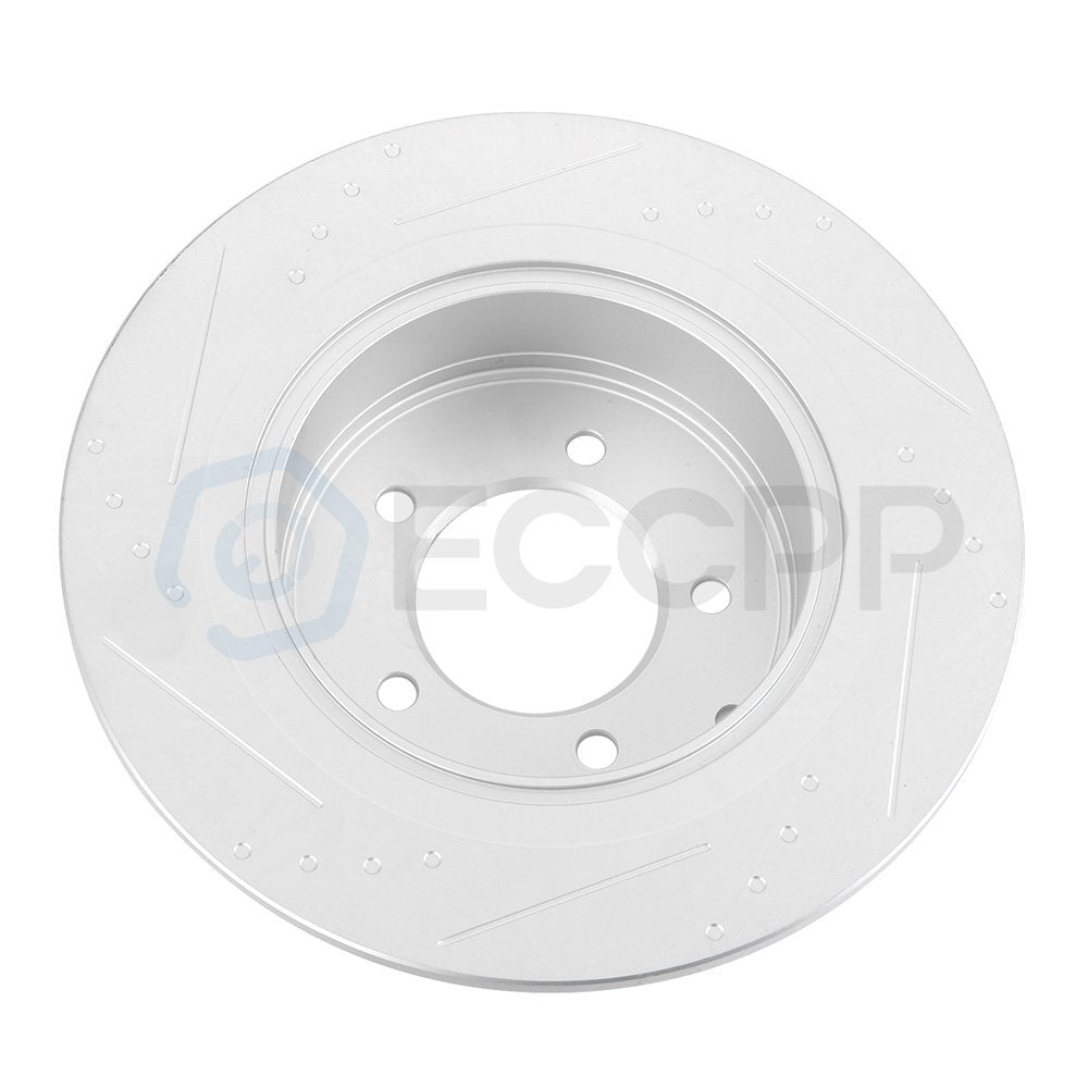 Front and Rear Discs Brake Rotors For 2008-2014 Dodge Avenger Drilled Slotted 6B93BC-57