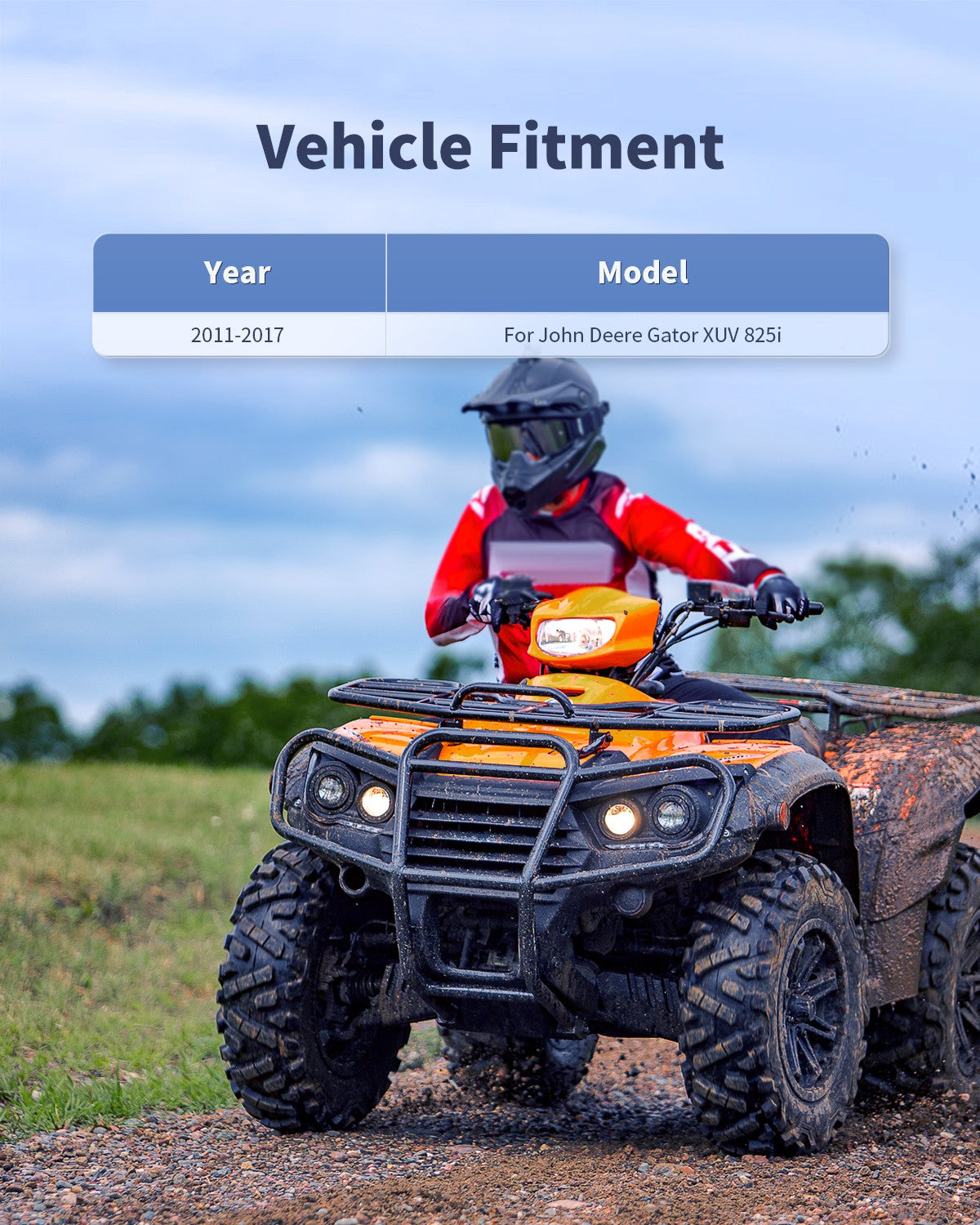 For John Deere Gator XUV 825i 2011-2017 Front Axles CV Joint Drive Shafts 6B93BC-57