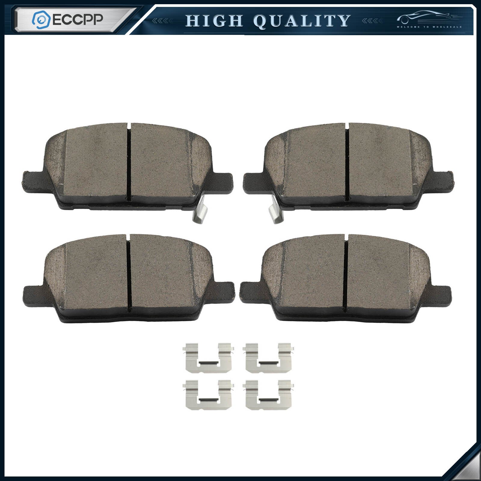 Front Ceramic Brake Pads Kit for BUICK Encore 2019-2021 Encore GX 2020-2021 6B93BC-57