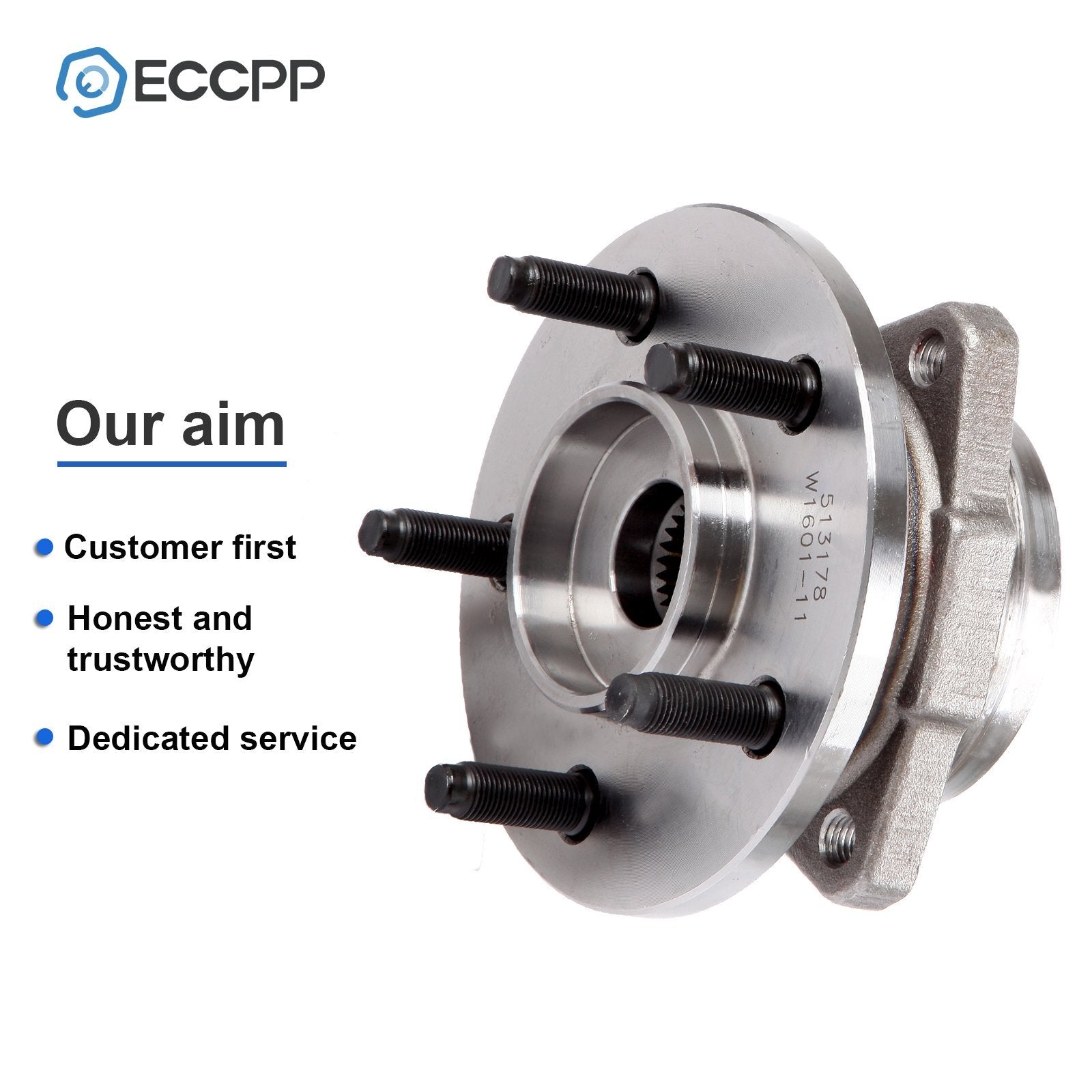 1P Wheel Hub Bearing Assembly Front For 2002 2003 2004 2005 Jeep Liberty Non-ABS 6B93BC-57