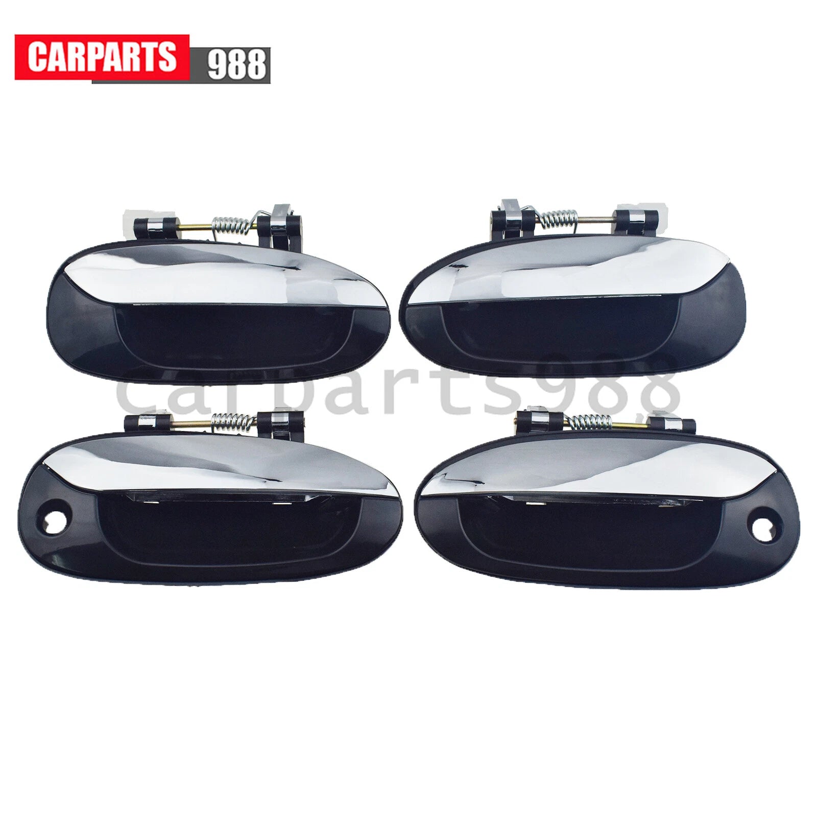 Outside Door Handle Chrome Front Rear LH RH for Kia Carens 0K2FB58410 0K2FB59410 6B93BC-57