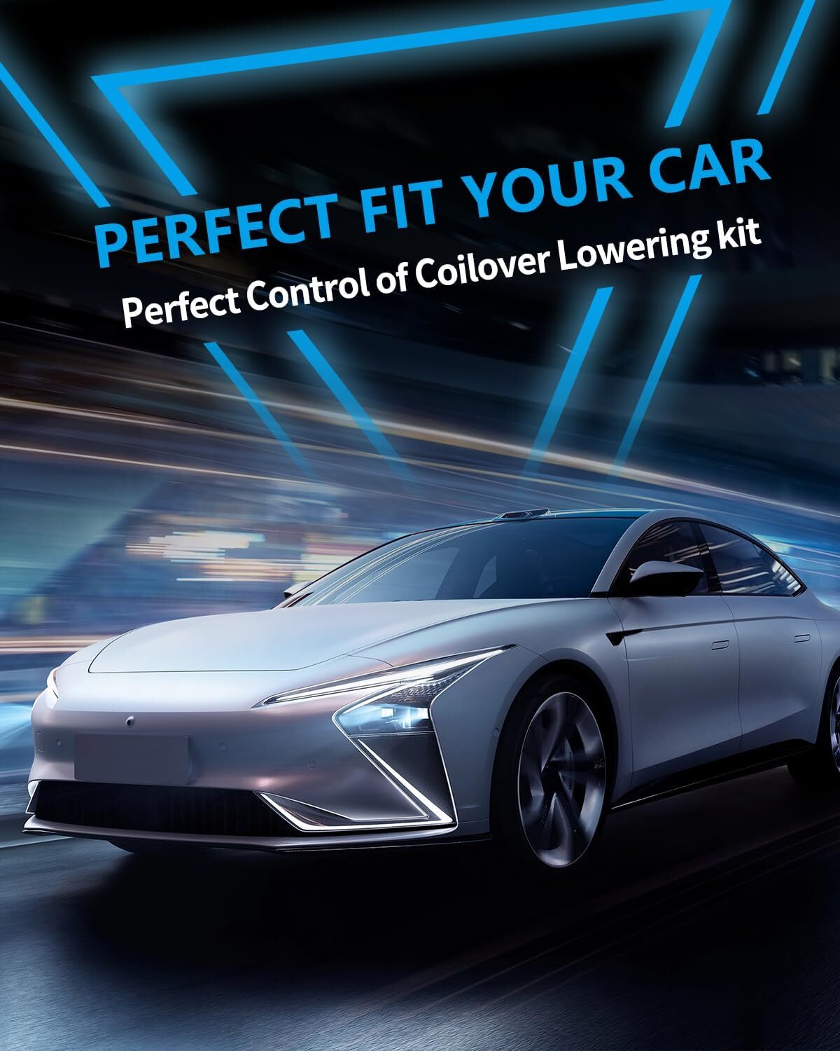 Coilovers Struts Suspension Springs For 2006-2013 IS250 IS350 RWD Adj Height Kit 6B93BC-57