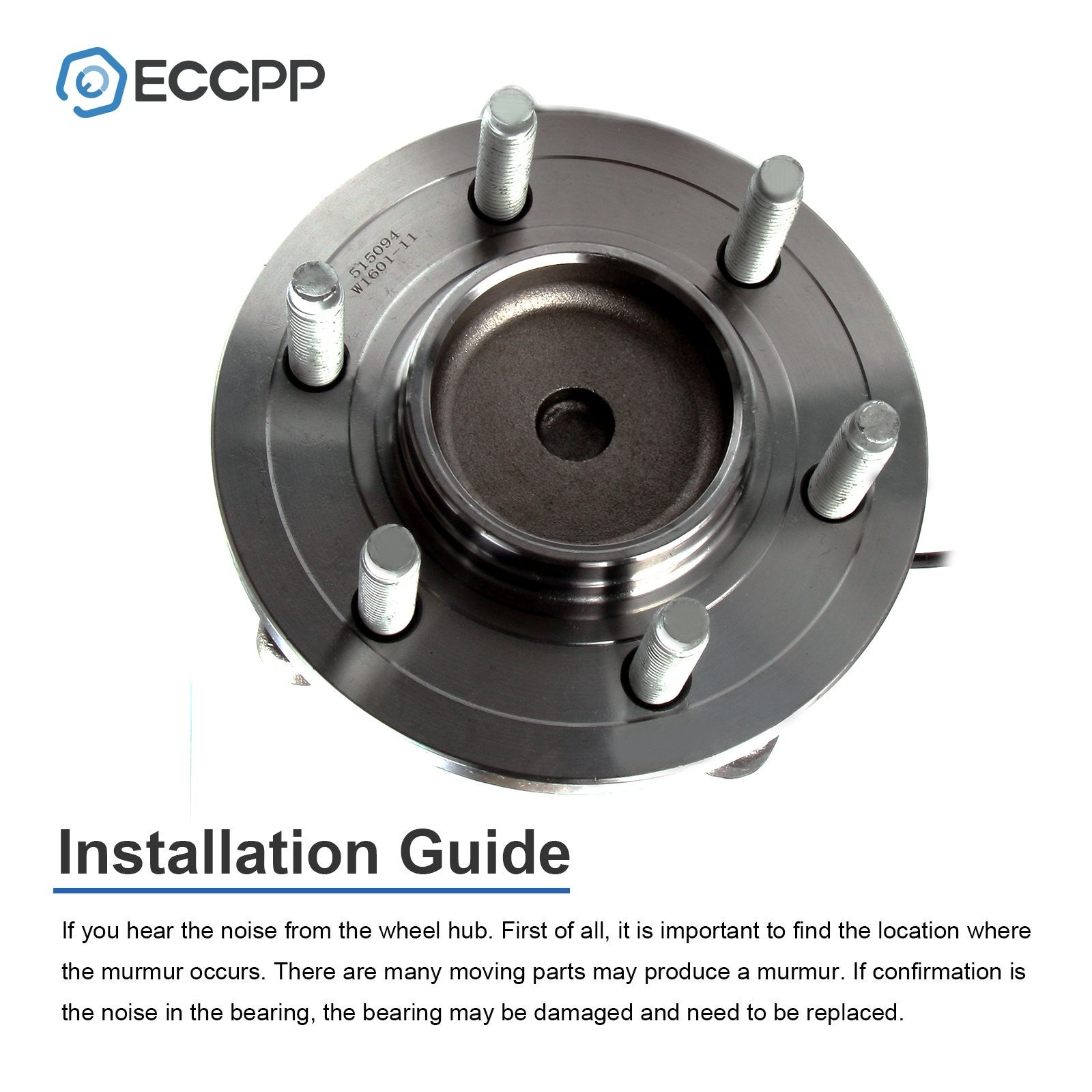 2P Wheel Hub Bearings Assembly Front RWD For Ford Expedition 2007 2008 2009 2010 6B93BC-57