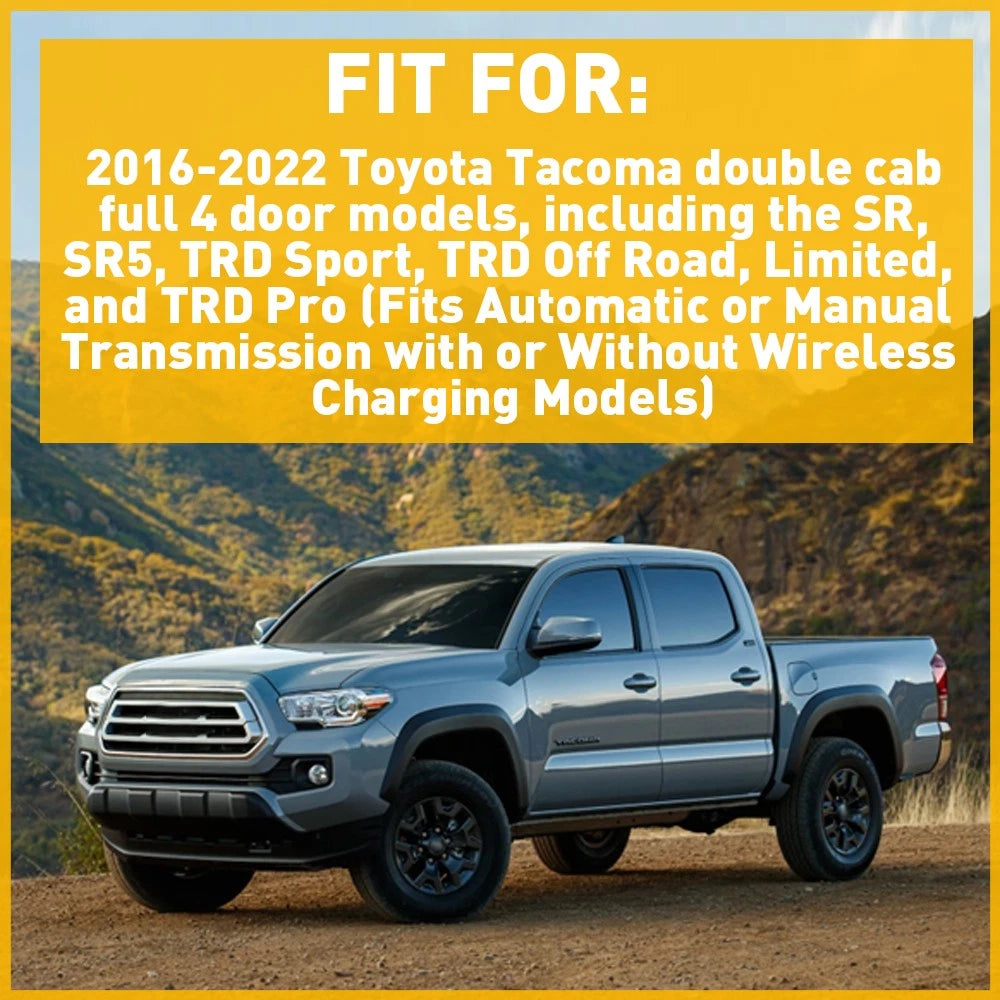 Interior Liner Pads For Toyota Tacoma 2016-2022 Cup, Console,Door Pocket Inserts 6B93BC-57