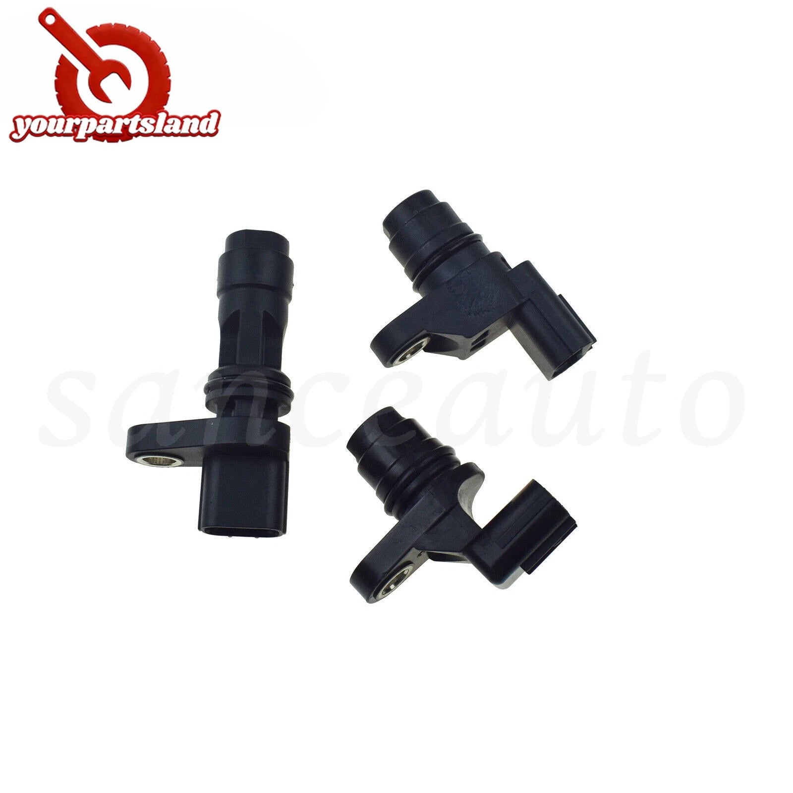 3 Camshaft/Crankshaft Position Sensors & 3 CONNECTORS For Honda CR-V 2007-2009 6B93BC-57