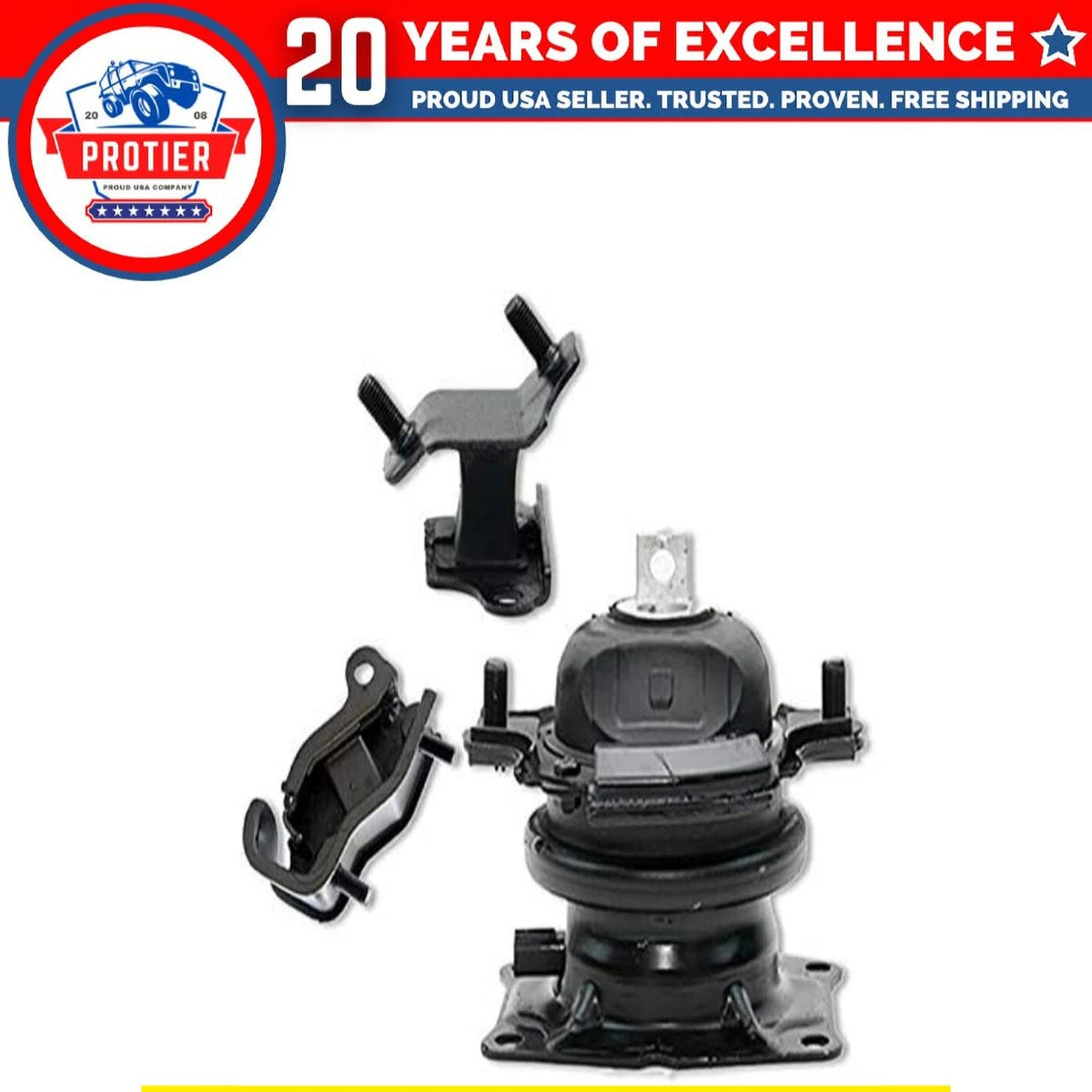 Fits 2005-2006 Honda Odyssey 3.5L i-VTEC AUTO Front Motor & Trans Mount 3pcs : 6B93BC-57