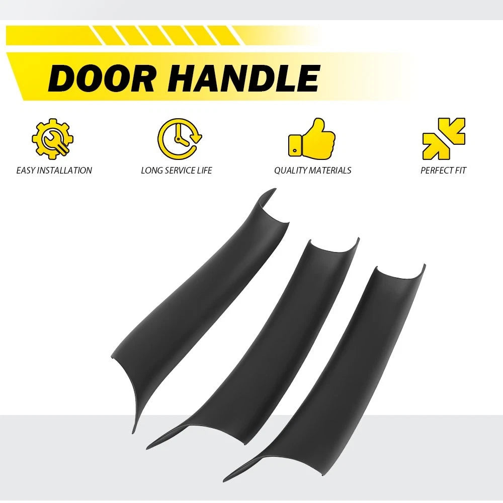 3Pcs Interior Door Handle Pull Trim Cover For BMW X5 F15 X6 F16 2014 15-2018 EOA 6B93BC-57