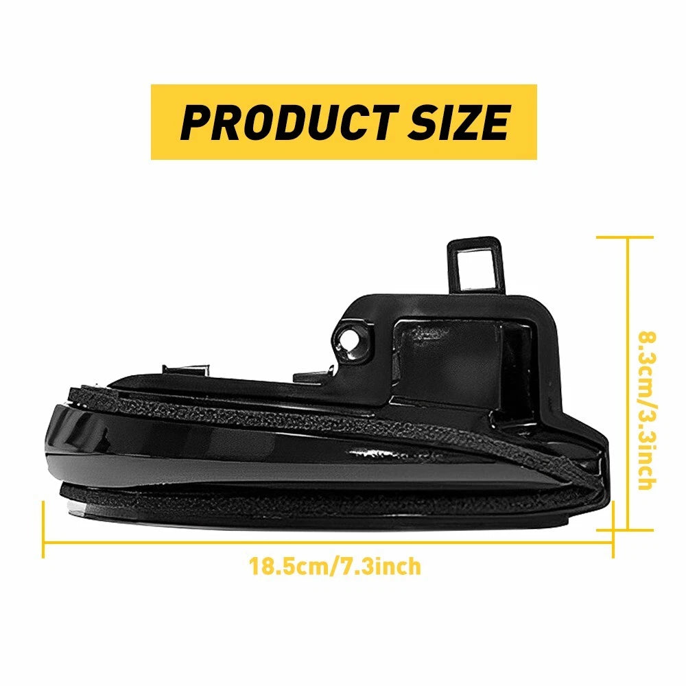 For Toyota Tacoma RAV4 Highlander Smoked Sequential LED Mirror Turn Signal Light 6B93BC-57