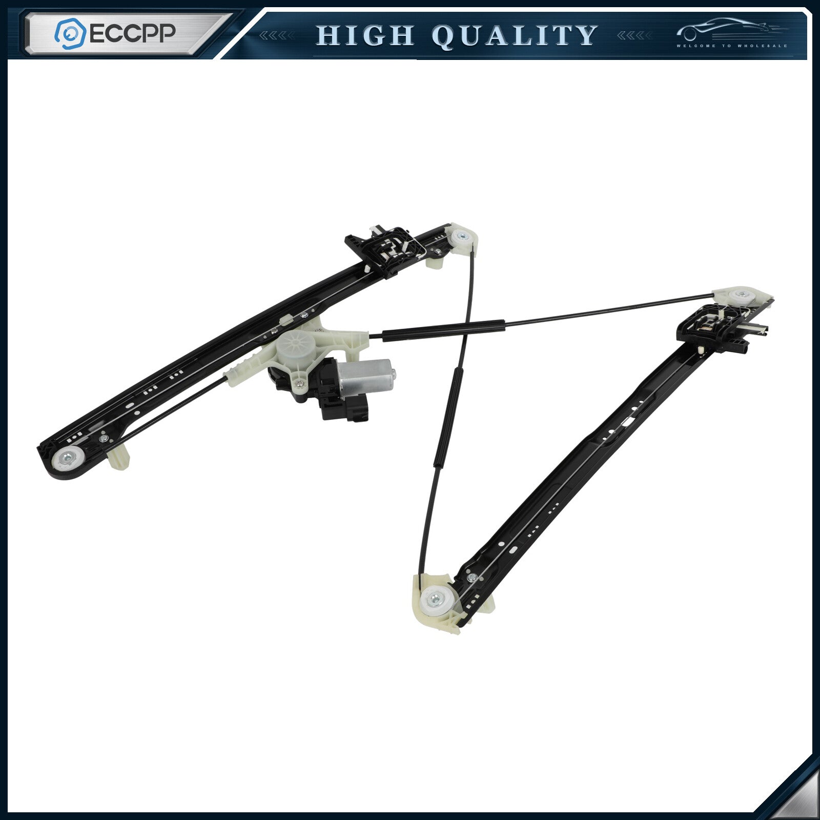 For Land Rover Range Rover 2013-2019 Front Driver Window Regulator with Motor 6B93BC-57