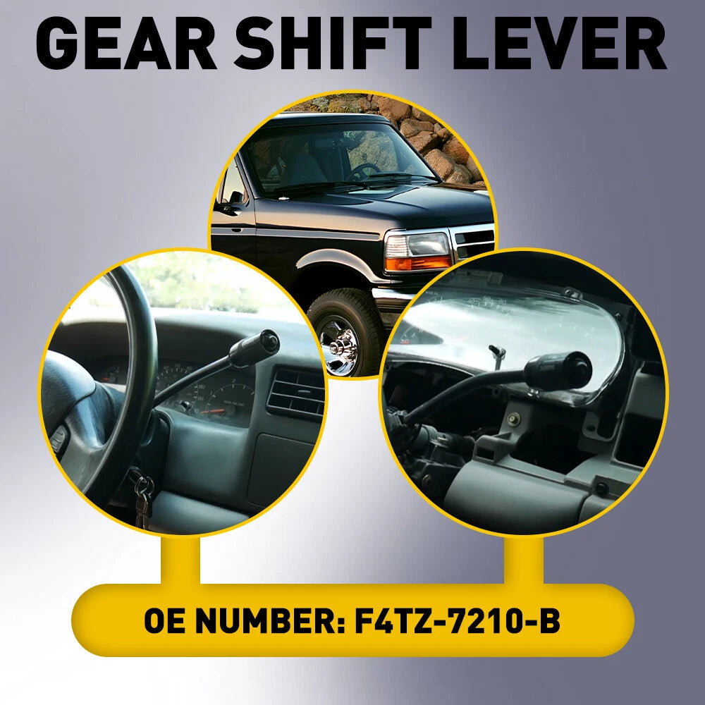 For 1992-1996 Ford F-150 F-250 F-350 Auto Trans Shift Lever & Overdrive Switch A 6B93BC-57