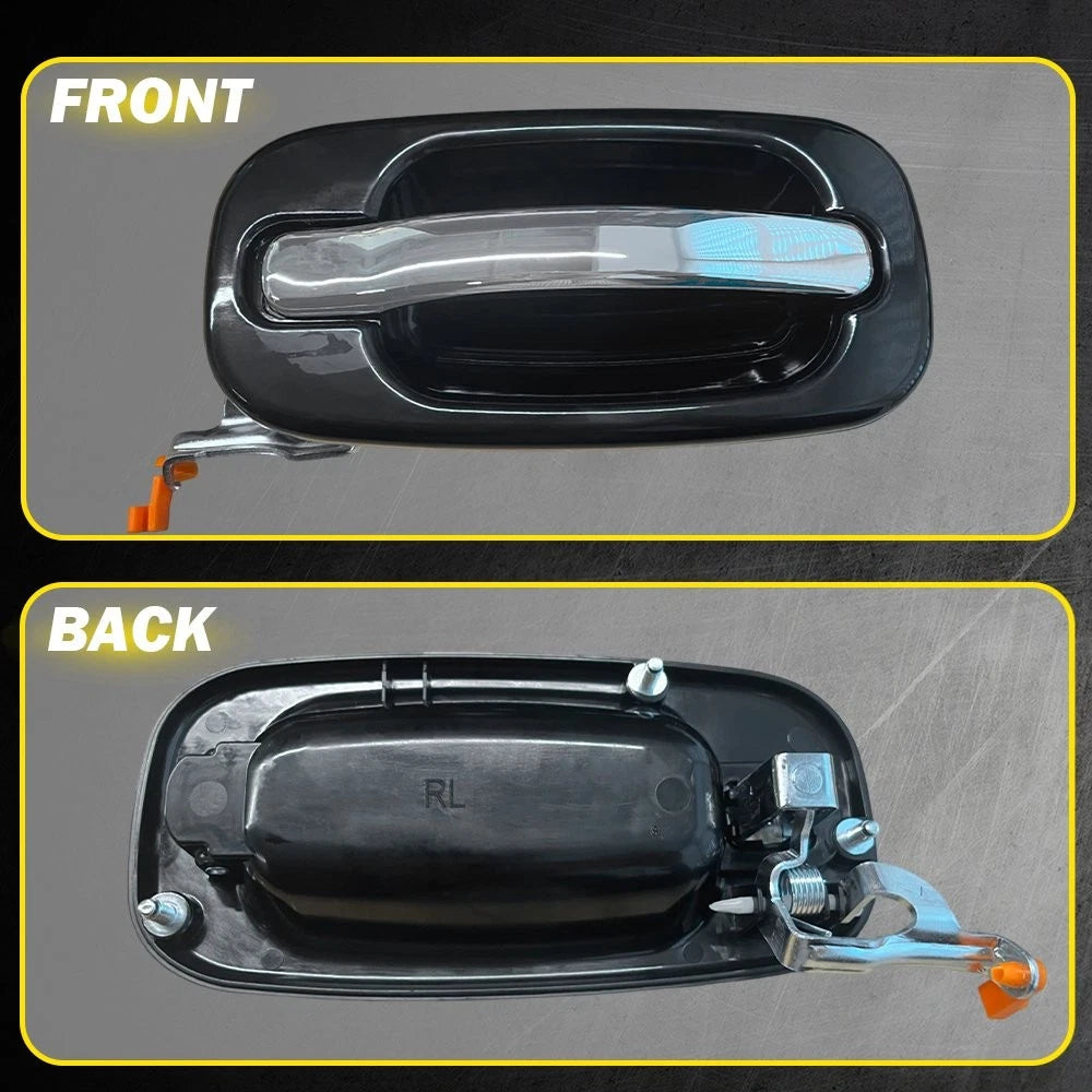 2pcs Rear Outer Door Handle For 1999-06 Chevy Silverado Tahoe Cadillac Escalade 6B93BC-57