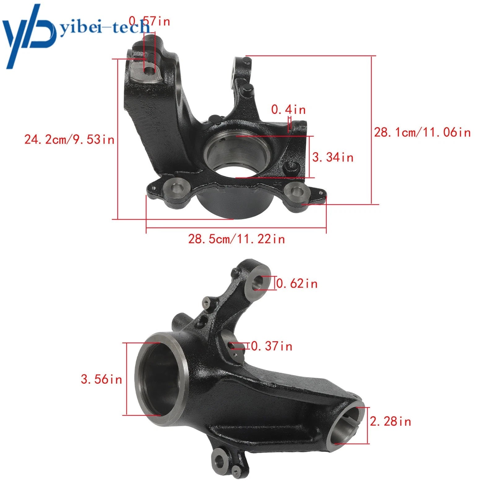 Front Right Steering Knuckle For Ram 1500 2018 ProMaster 1500 2500 3500 2014-24 6B93BC-57