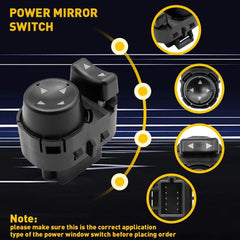 Power Window Switch For Chevy HHR Impala Monte Carlo Malibu Front Driver Side LH 6B93BC-57