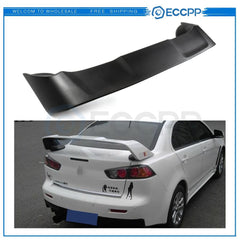 For 08-17 Mitsubishi Lancer EVO 10 Rear Trunk Matte Black Spoiler Wing MITSUBISHI