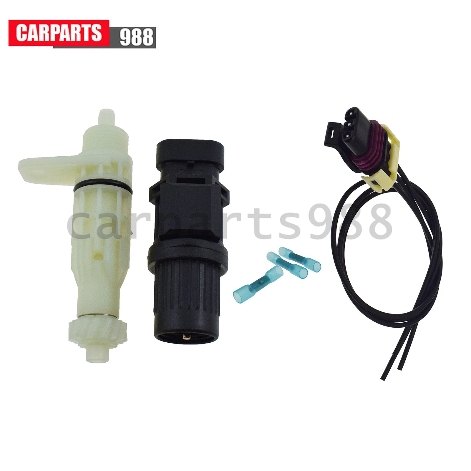 2Pcs Speed Sensor & Connector for Chevrolet Aveo Aveo5 Pontiac G3 96190708 6B93BC-57