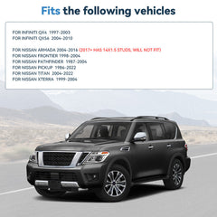2Pc 1.5" 6x5.5 Wheel Spacers 12x1.25 For Nissan Titan 2004-2024 Armada 2004-2016 6B93BC-57