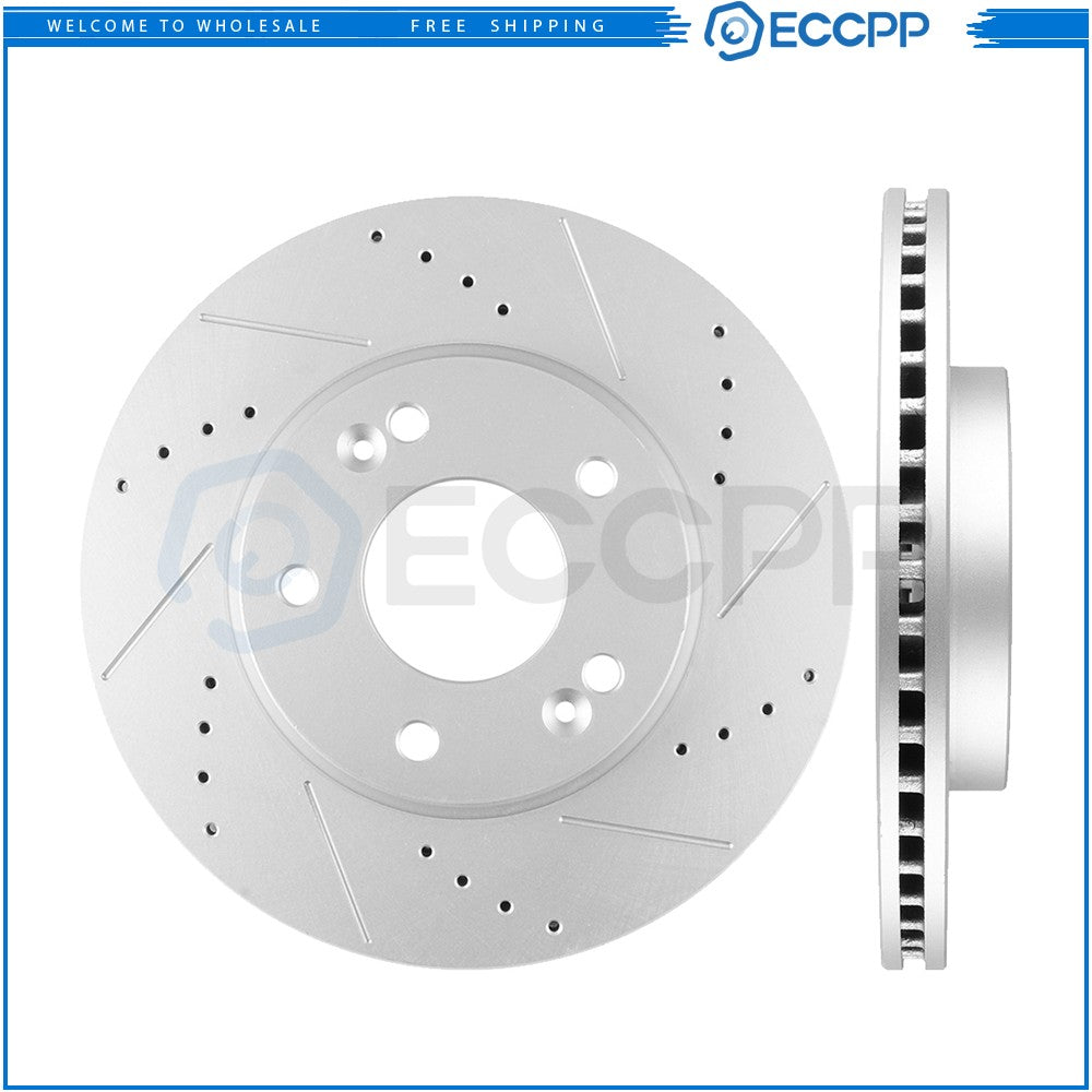 280mm Front Disc Brake Rotors for Hyundai Elantra GT Veloster Forte Soul Forte5 6B93BC-57