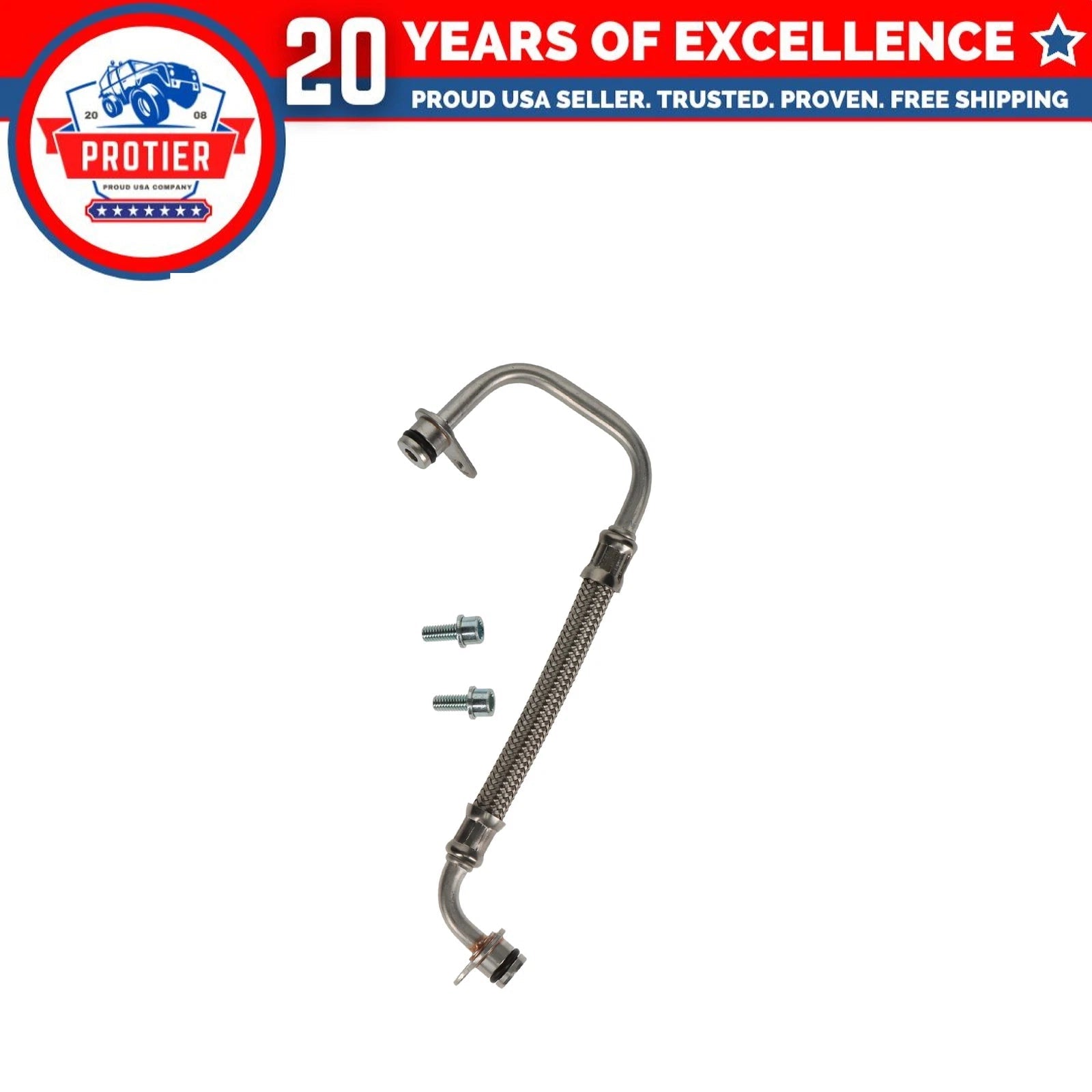 Turbocharger Oil Supply Line Fits Volkswagen Beetle Jetta Passat 13-19 L4 2.0L 6B93BC-57