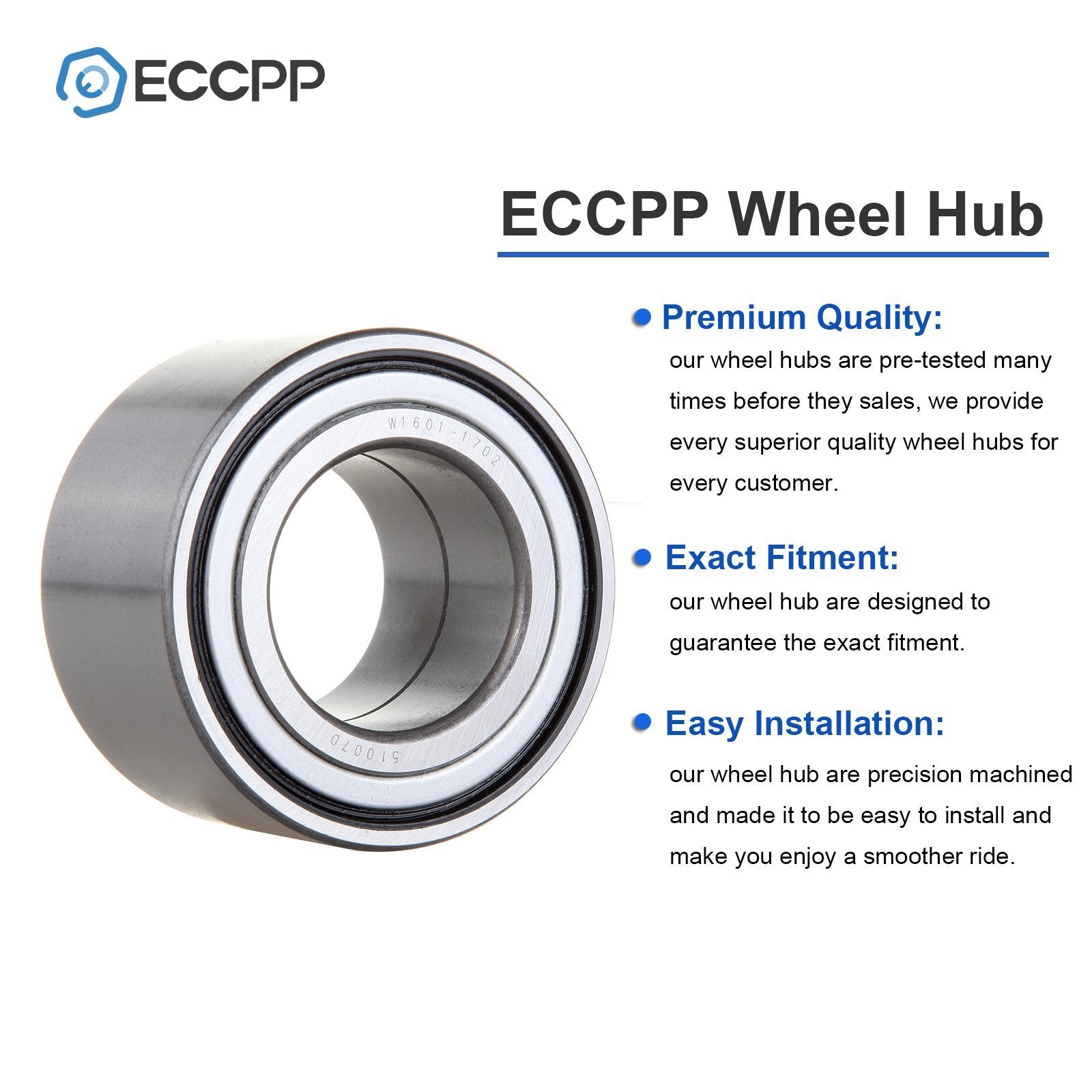 2Pcs Wheel Press Bearings Front For Toyota Corolla Celica Matrix Prius Scion tC 6B93BC-57