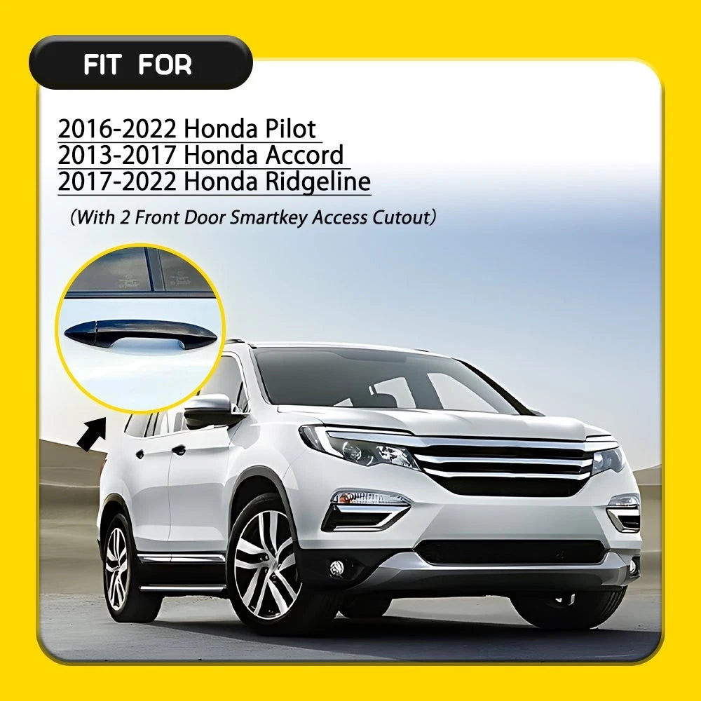 4X For 2016-2022 Honda Pilot/2013-2017 Accord Exterior Door Handle Cover Trim EA 6B93BC-57