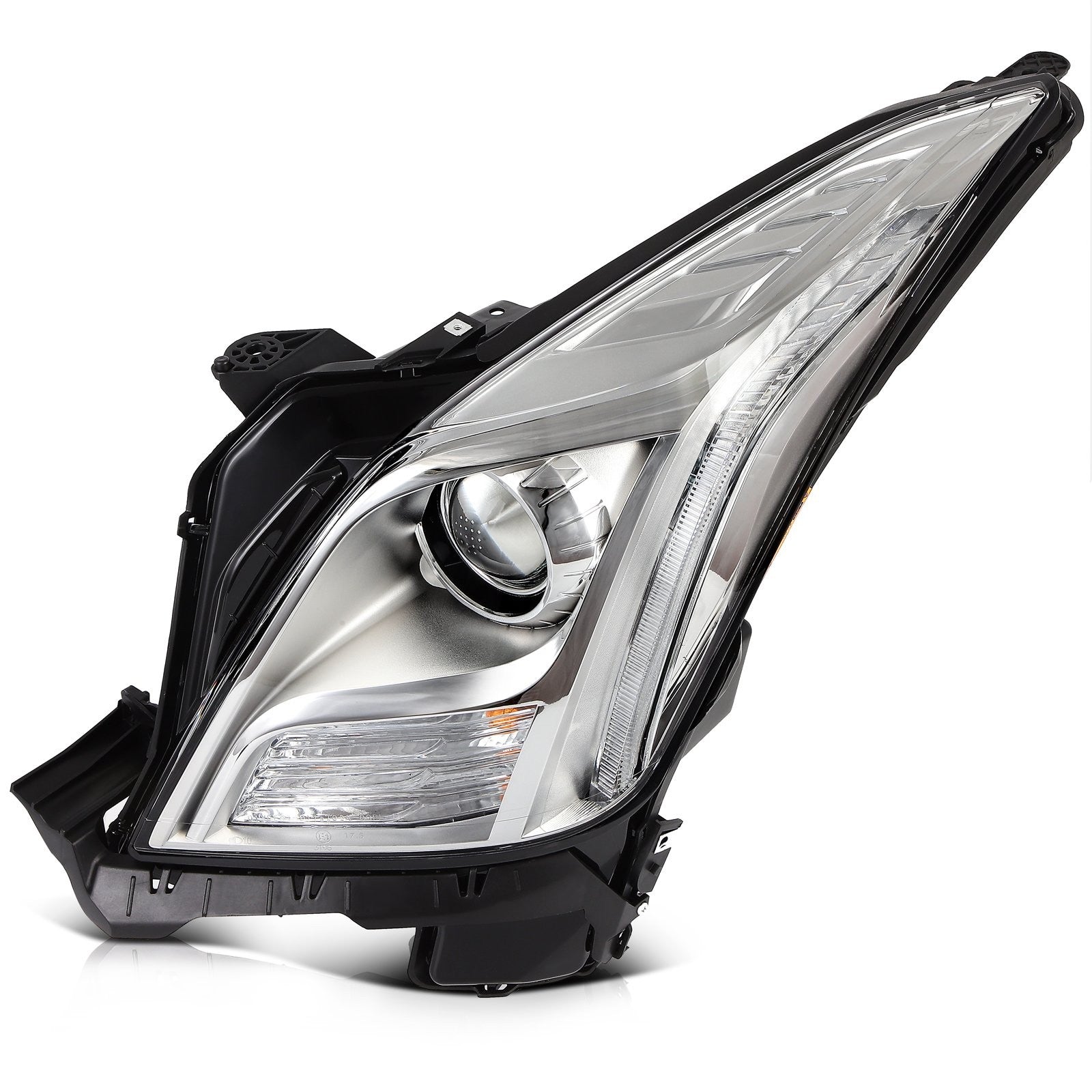 Driver Left Side HID Headlight Assembly For 2013-2017 Cadillac XTS 3.6L Chrome 6B93BC-57