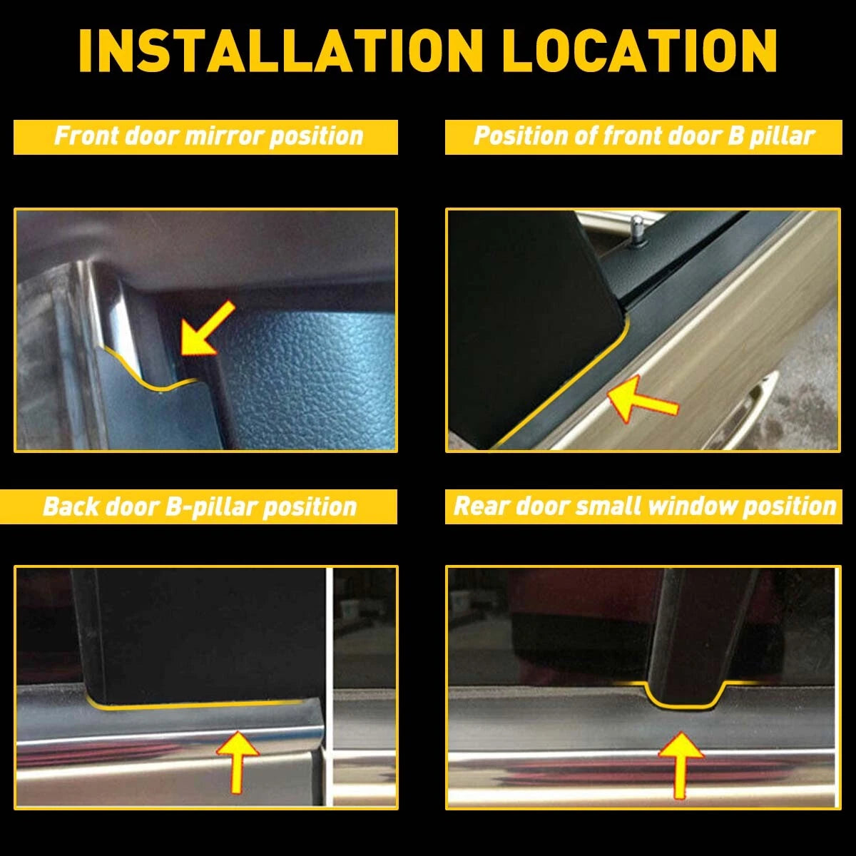 Car Weather Windshield Seal Rubber Trim Molding Cover 4M 13FT For Honda Models 6B93BC-57