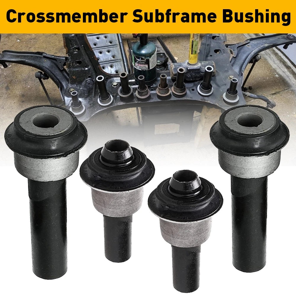 4X Front Subframe Crossmember Bushing Kit durable Fit for 2008-2015 Nissan Rogue 6B93BC-57