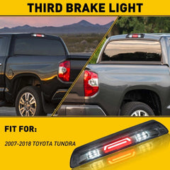 For 2007-2018 Toyota Tundra 3rd Third Brake Light LED Smoke Rear Tail Cargo Lamp 6B93BC-57