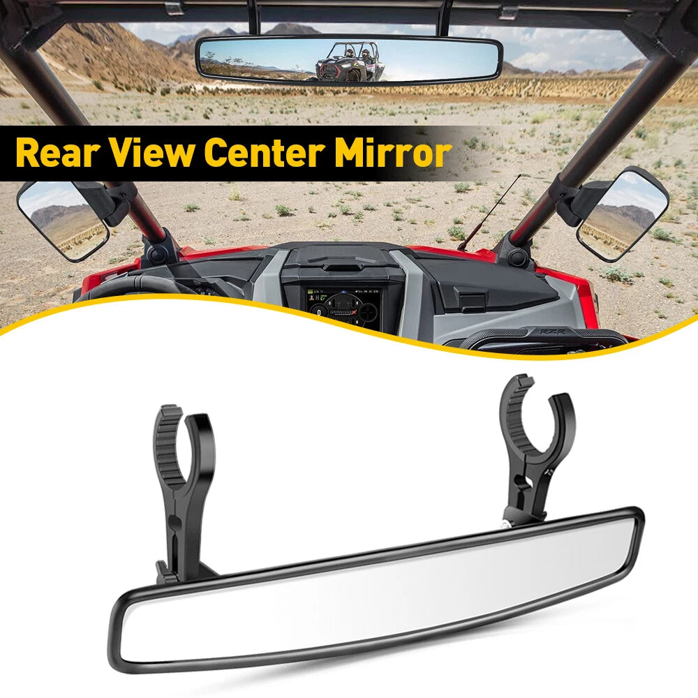 View Center Mirror w/ 2" Roll Bar For Kubota RTV 900/1100/1140 RTV X-series EOA 6B93BC-57