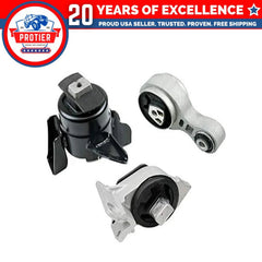 Fits 2010-2012 Ford Fusion/Mercury Milan 2.5L MANUAL Motor&Trans Mount 6B93BC-57