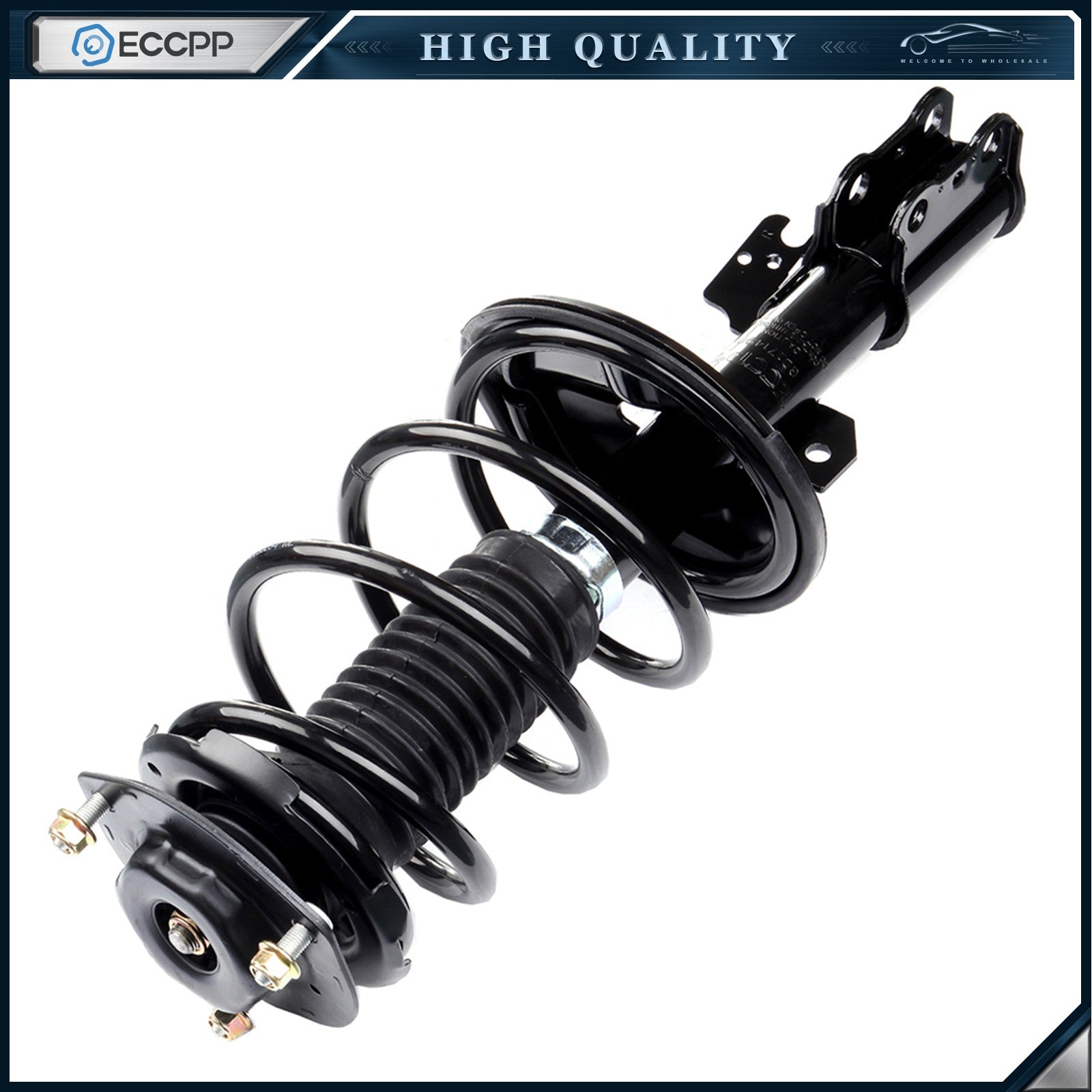 For 2002-03 Lexus Es300 Camry (2) Front Complete Strut & (2) Rear Shock Absorber 6B93BC-57