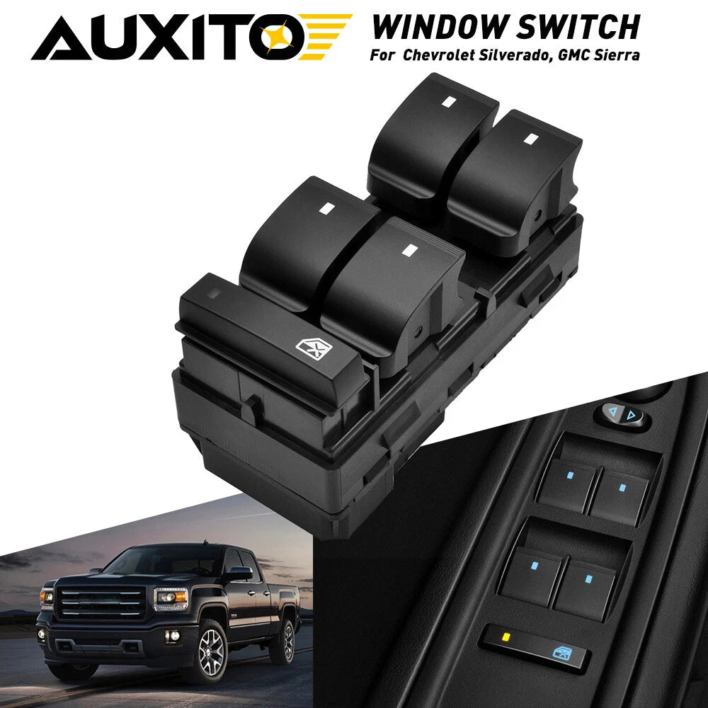 4-Door Window Switch for 07-13 Chevrolet Silverado 1500 Driver Master Power USEA 6B93BC-57