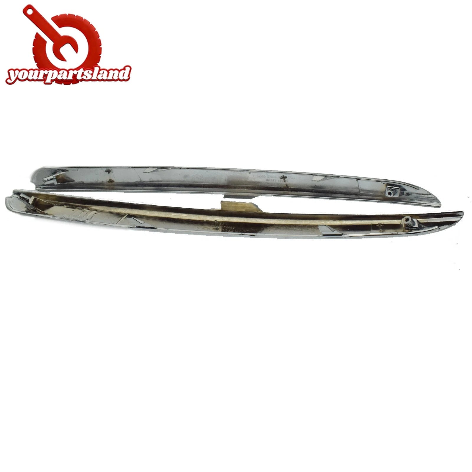 Front LH RH Chrome Bumper Trim For 2011-2016 Kia Sportage 865823W000, 865813W000 6B93BC-57